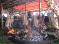 La barbac cuit pour l asado