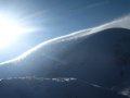 Ca souffle sur la crte sommitale